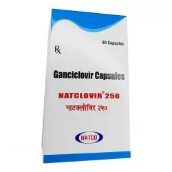 Ганцикловир таблетки (капсулы) Natclovir 250мг №30 фото