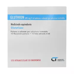 Глатион ампулы 600мг 4мл №10 (аналог Глутатион, Glutathione) фото